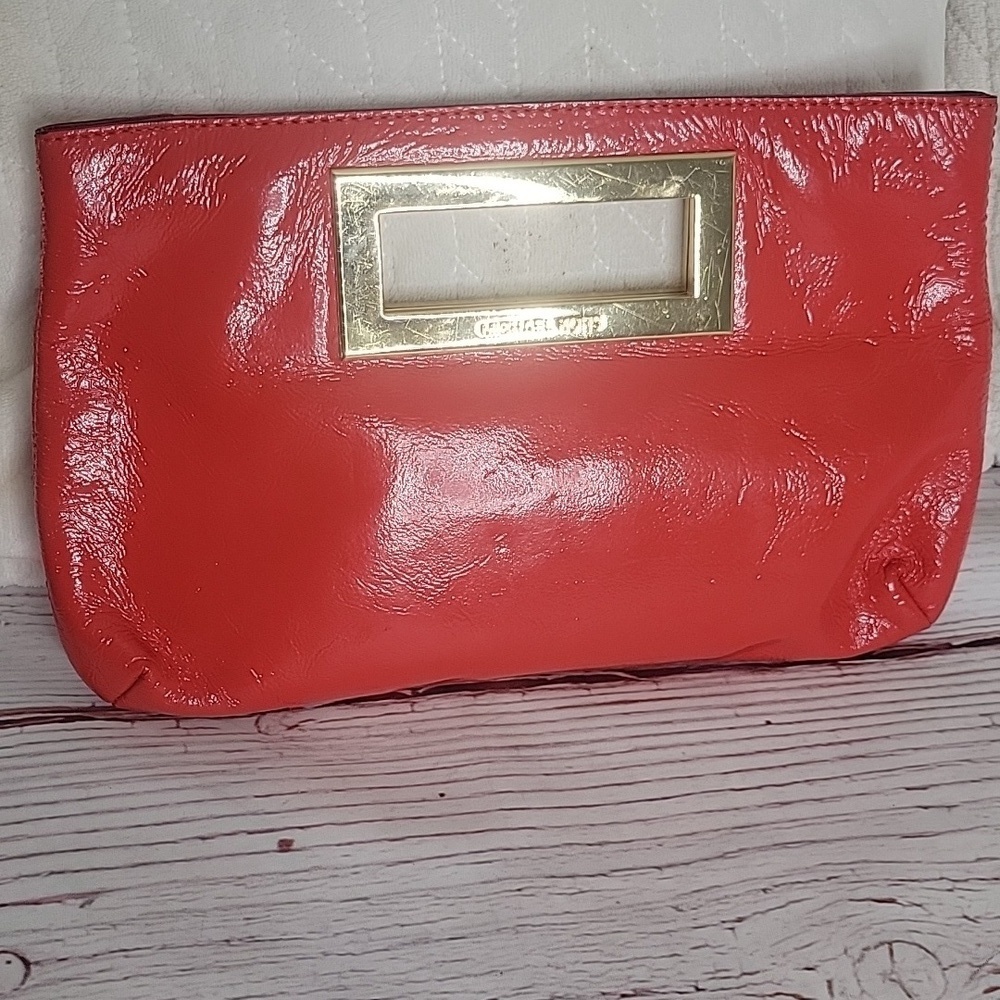Michael Kors Red Clutch Bag - Picture 2 of 4